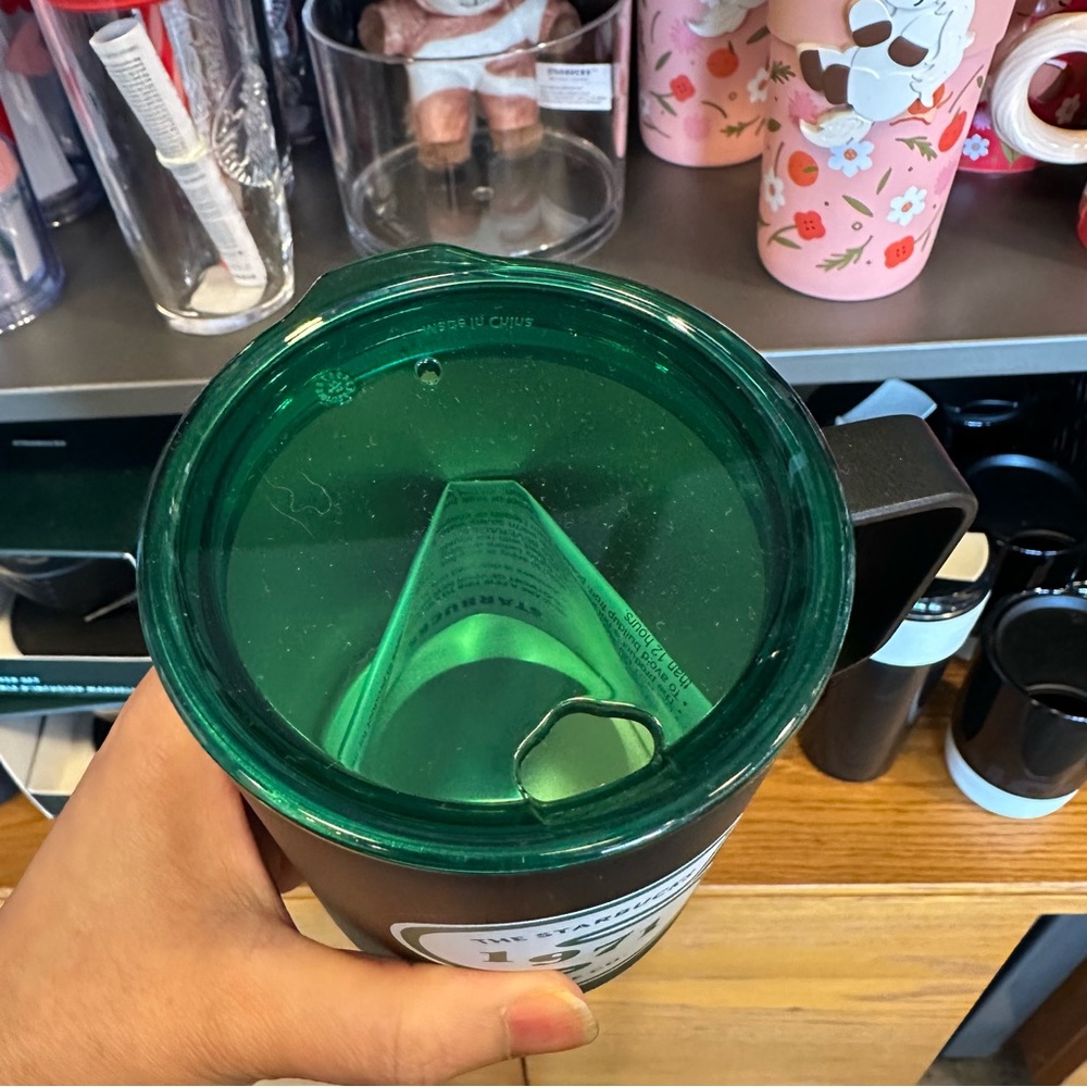 Limited Edition Starbucks 2026 Black & Green Heritage 1971 Mug New - Picture 3 of 4